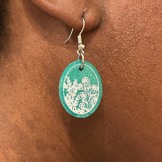 Blooming Wildflower Dangle Earrings