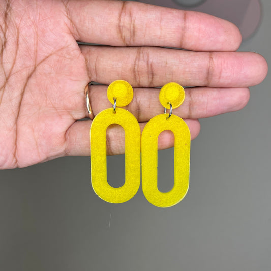 Oval Stud Earrings