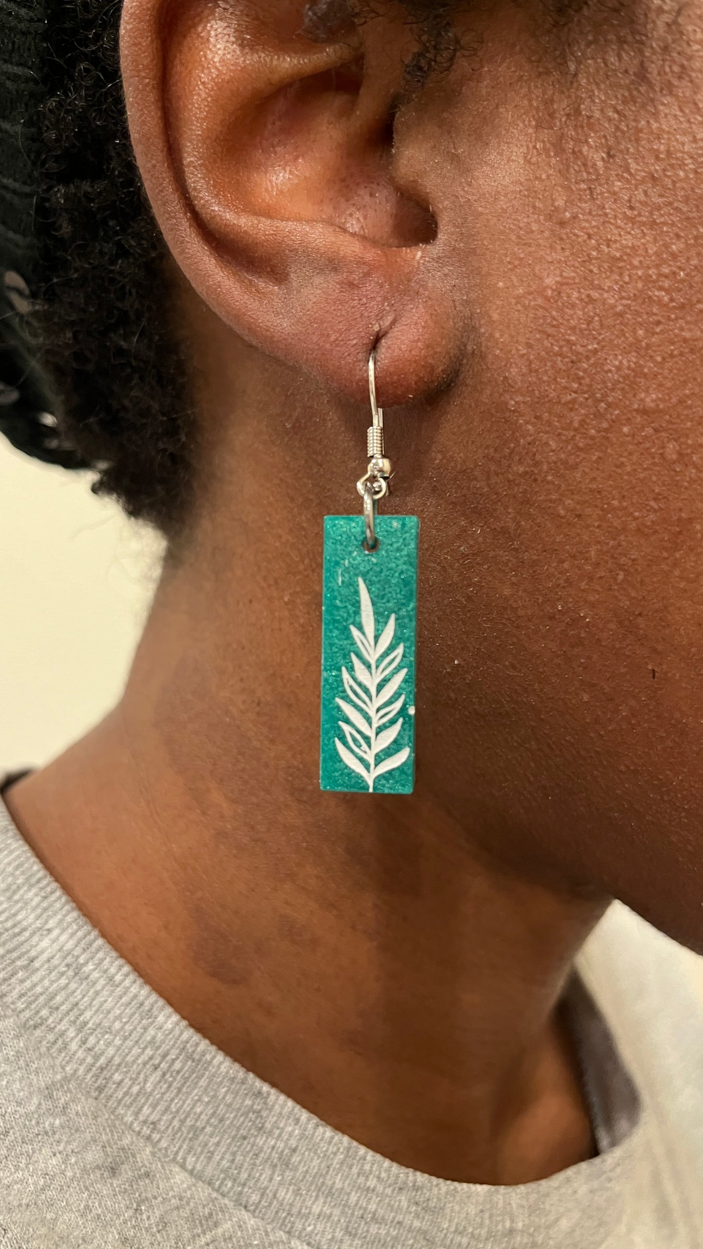 Spring Foliage Dangle Earrings