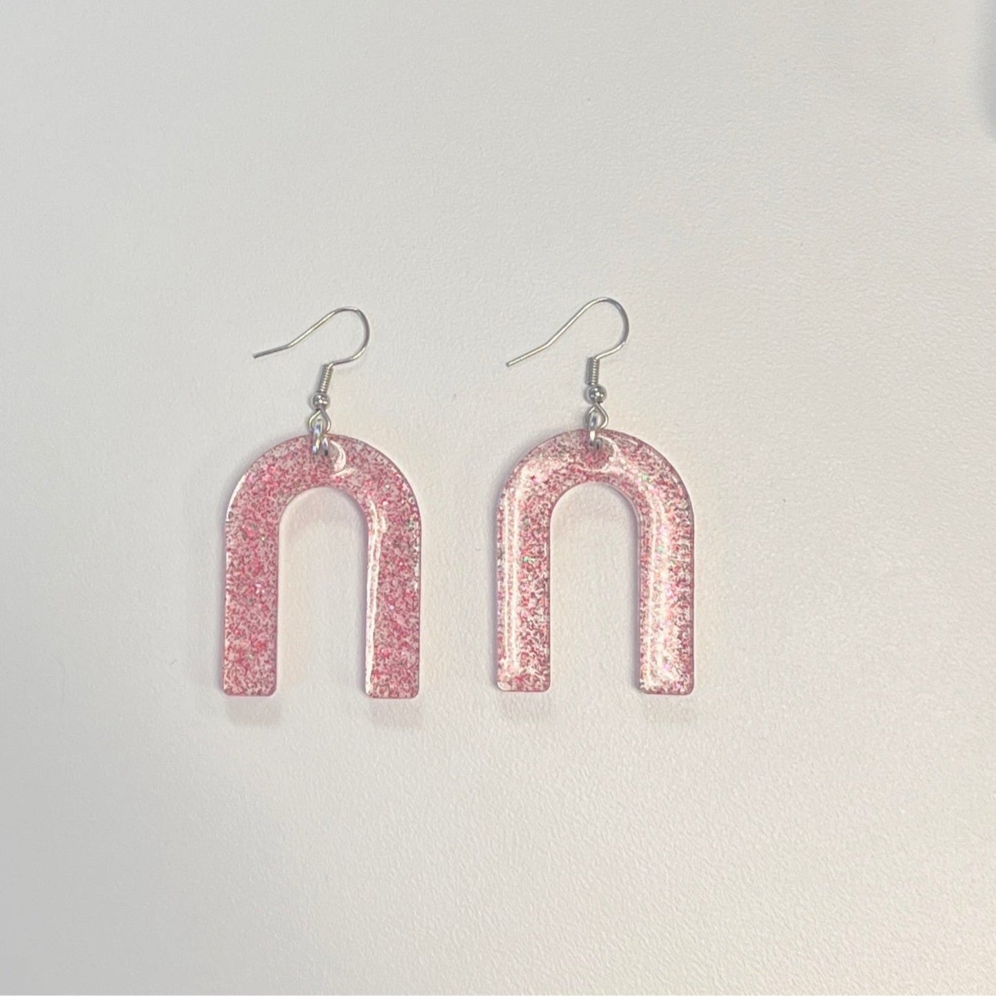 Thin U-Shaped Dangle Earrings