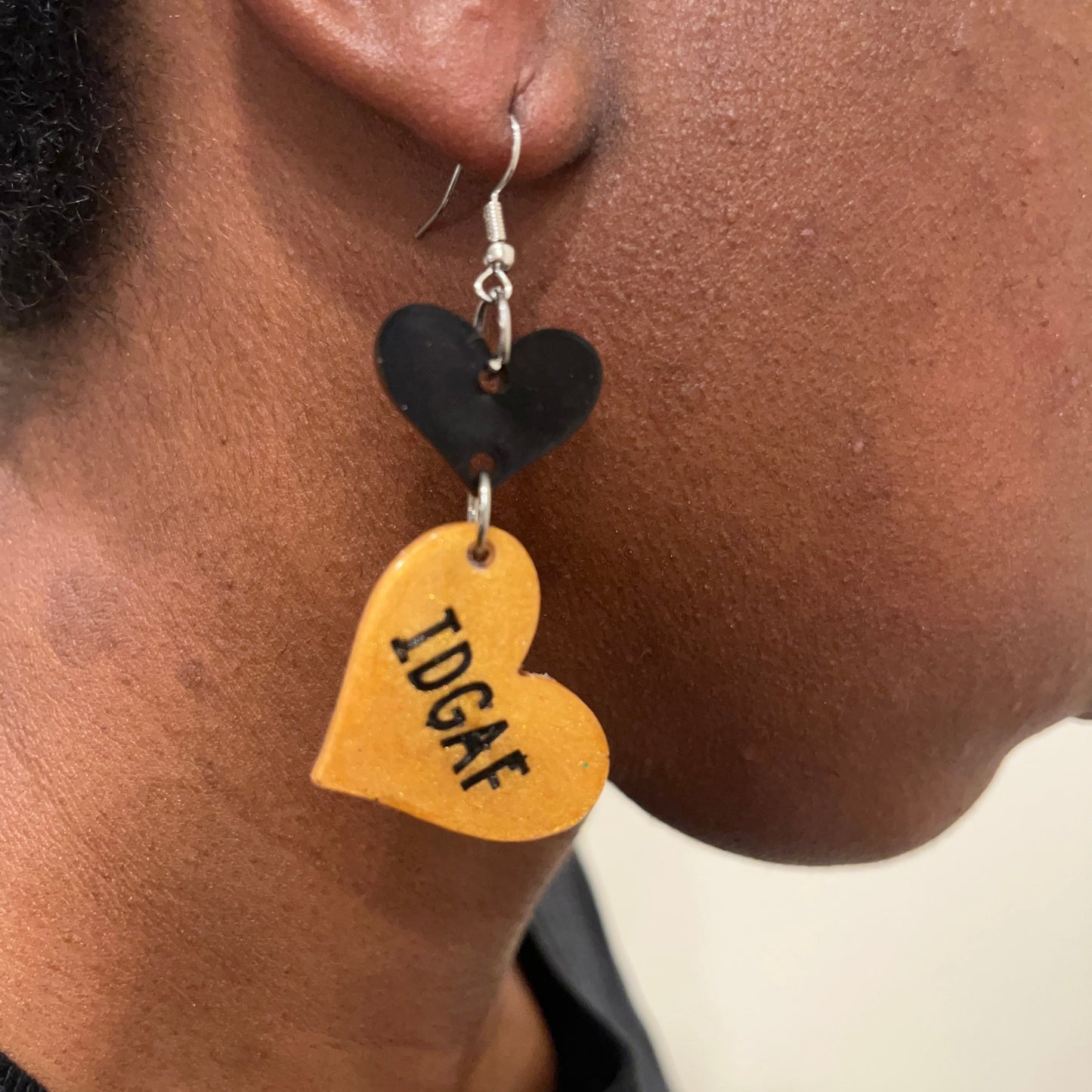 IDGAF Valentine Earrings