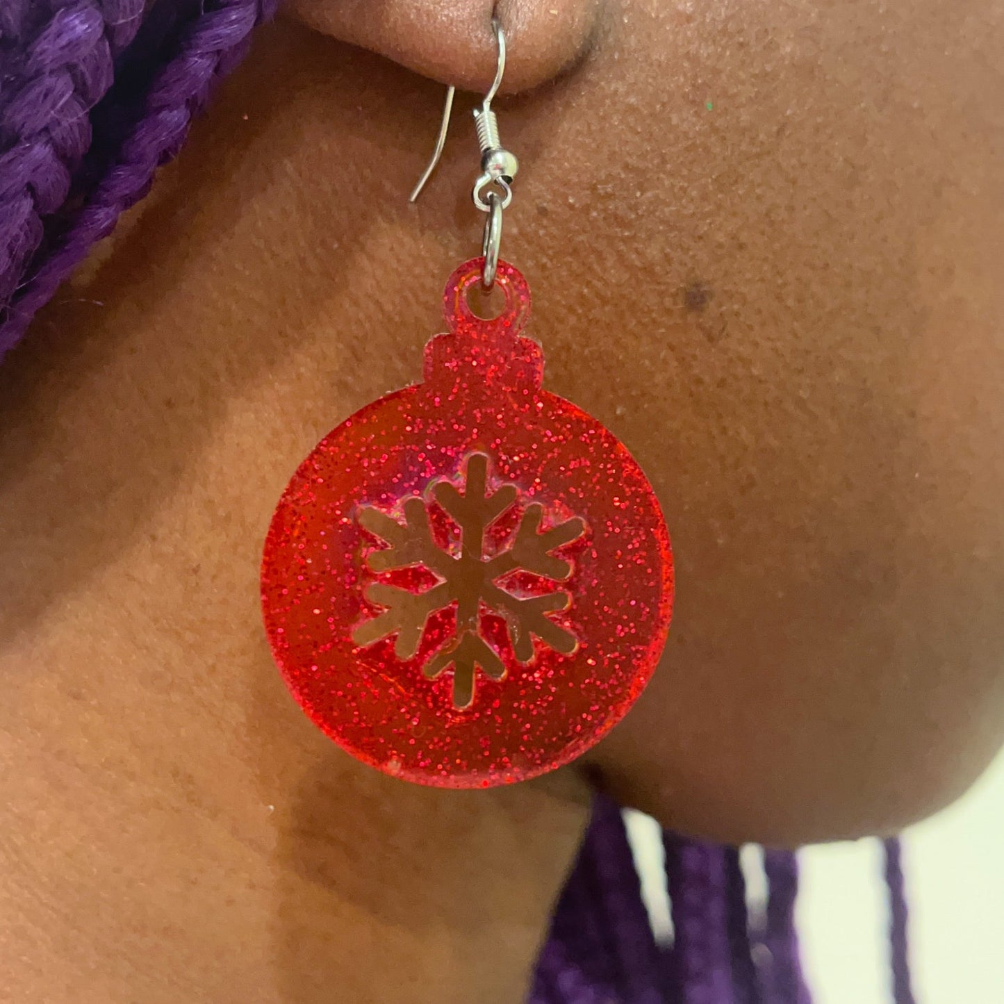 Snowy Ornament Earrings