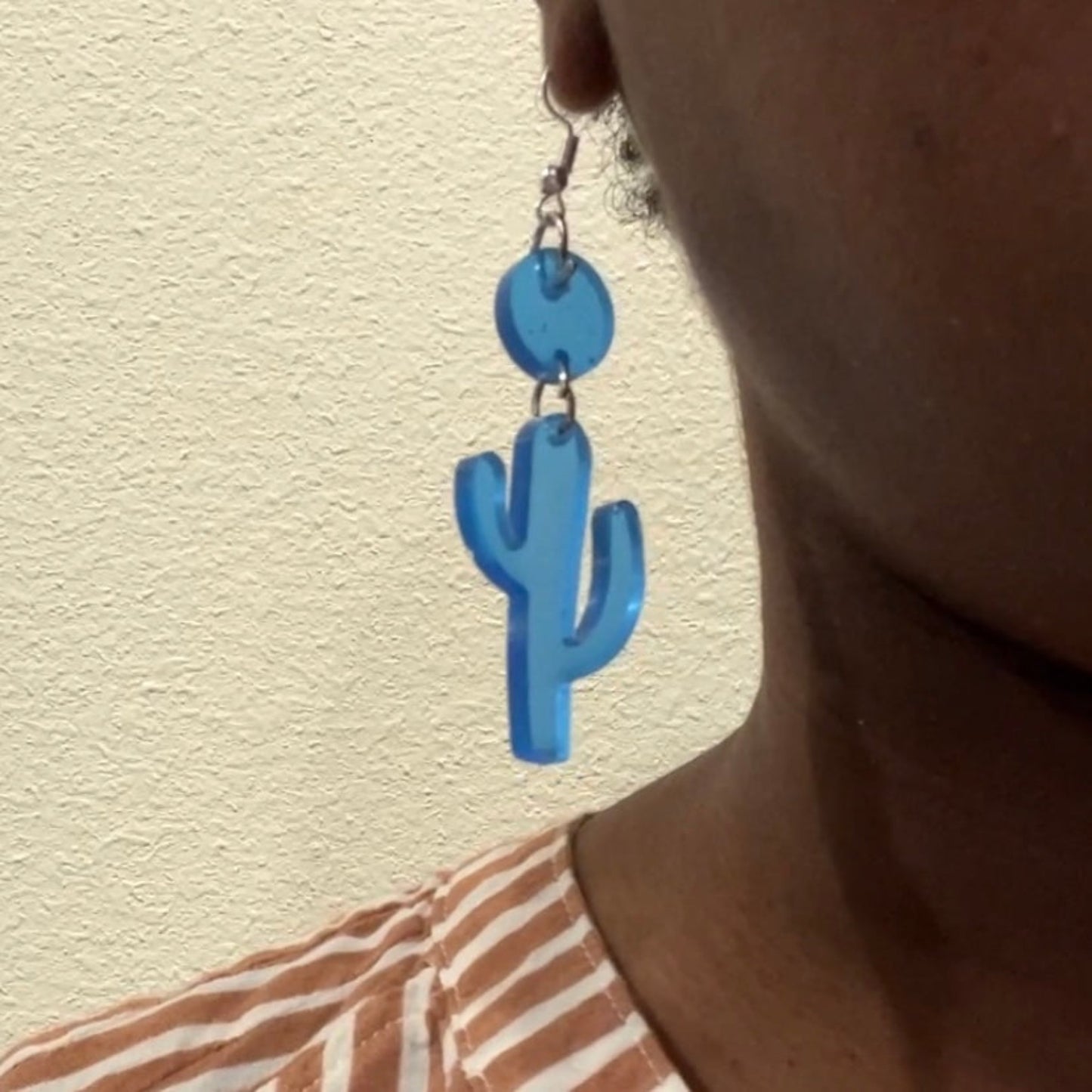 Cactus Dangle Earring