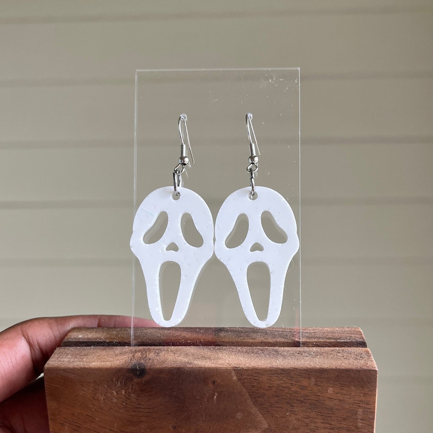 Ghost Face Earrings