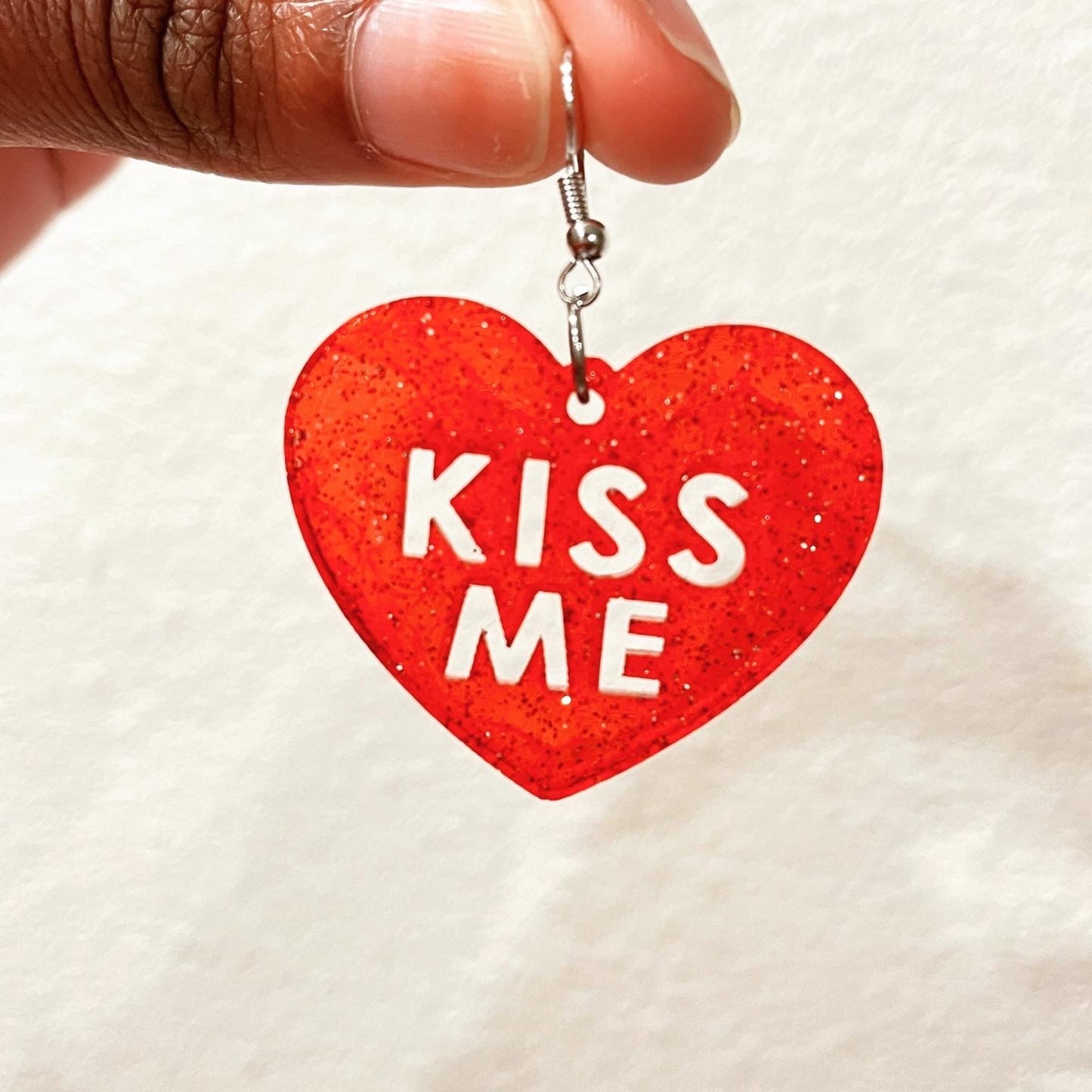 Kiss Me Dangle Earrings