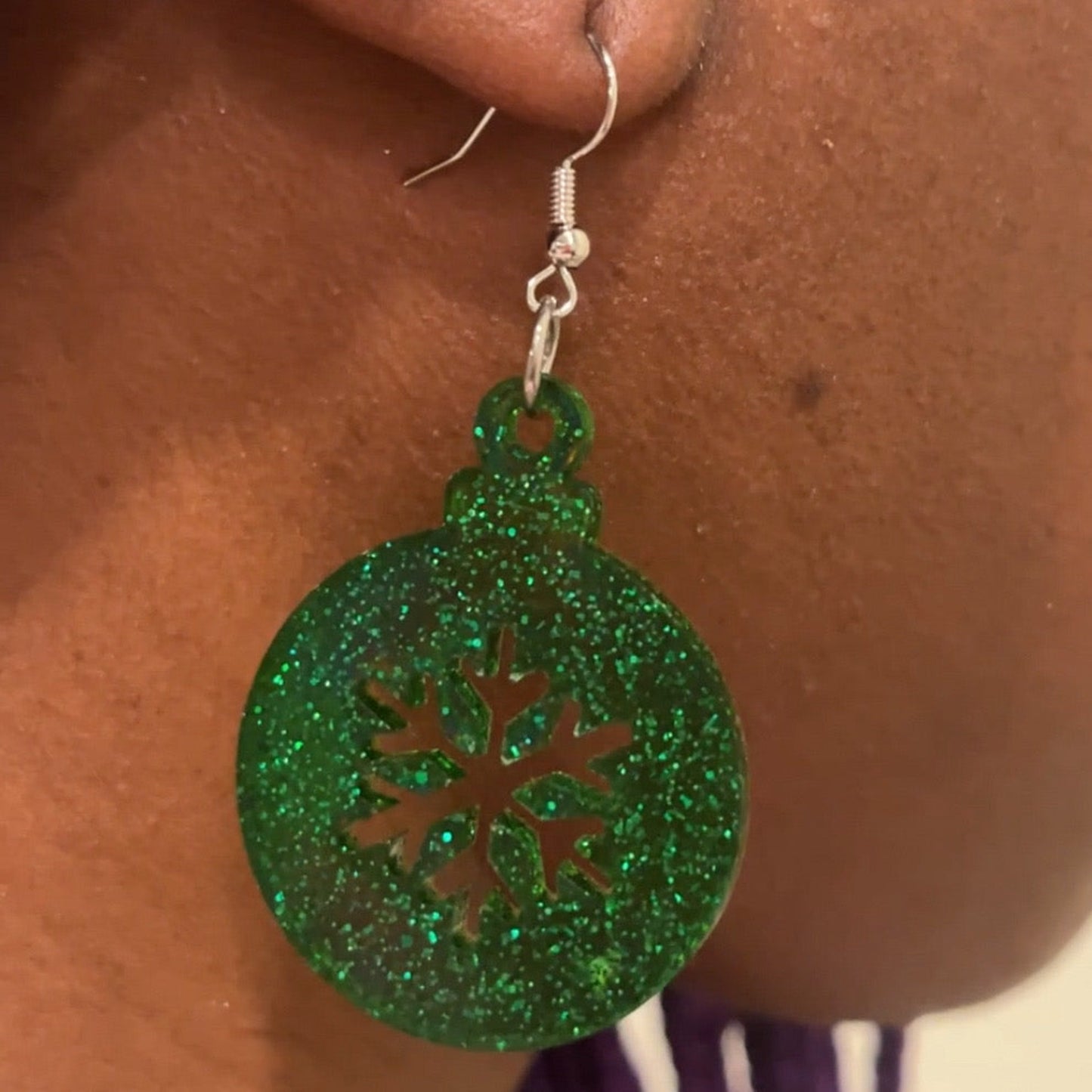 Snowy Ornament Earrings