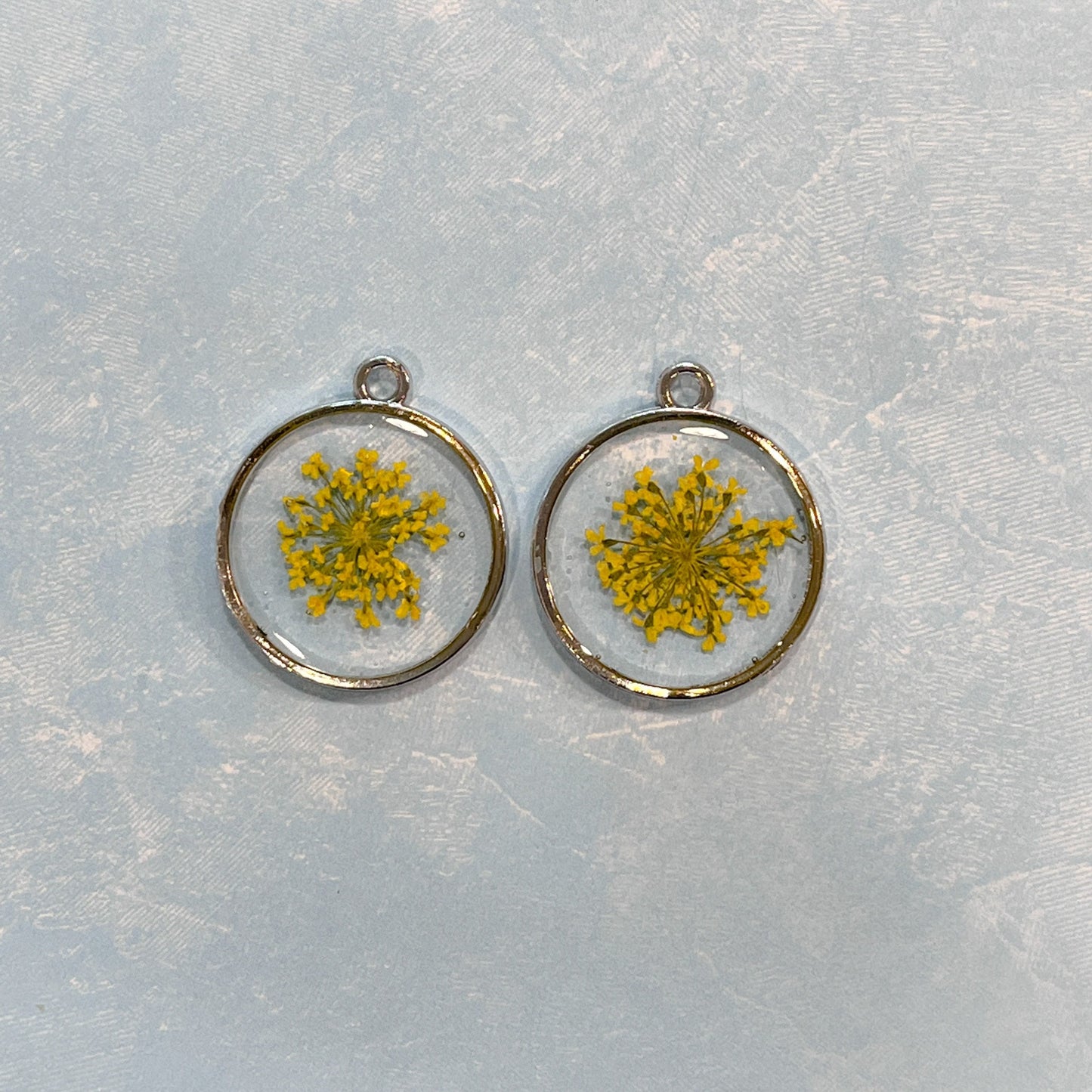 Yellow Anne’s Lace Earrings